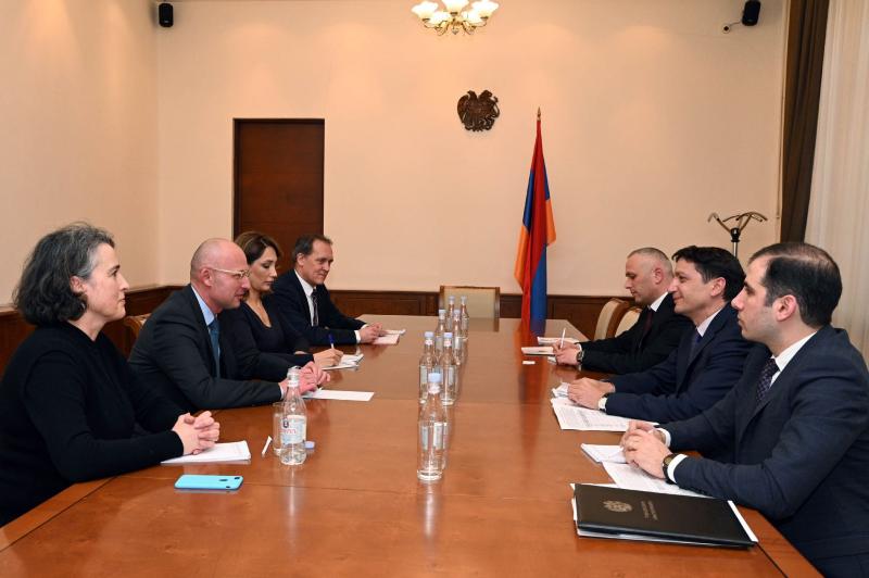 Վահե Հովհաննիսյանը հանդիպել է ԵՆԲ տարածաշրջանային գրասենյակի ղեկավար Մացիեյ Ցզուրայի հետ